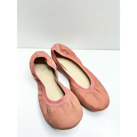 Charleston Flats Womens Size 6 Leather Gigi Coral Slip On Ballet Shoes - Picture 2 of 10
